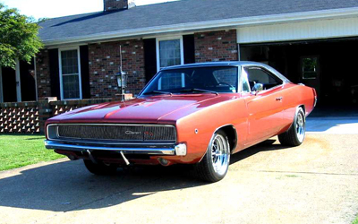 Charger with the new wheels and tires from Harlow Racing